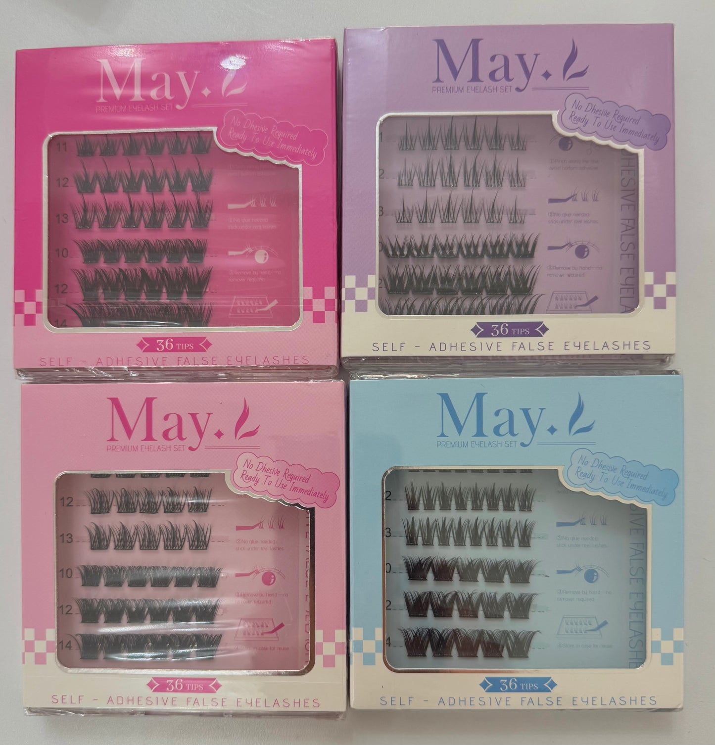 MAY-Adhesive False Eyelashes