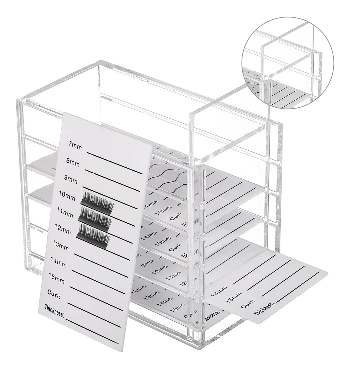 Acrilico Organizador De Pestañas