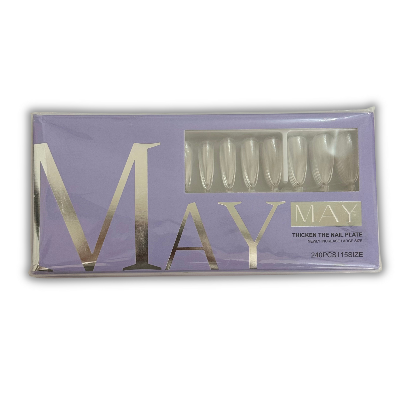Thicken Nail Plate 240 Pcs-15 Size