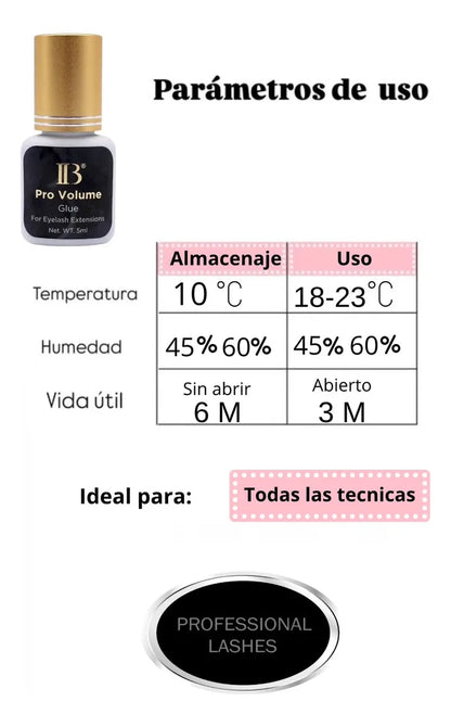 IB Pro Volumen Glue 5ml Tapa Dorada