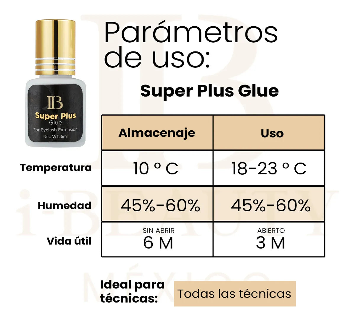 IB Super Plus Glue 5ml Tapa Dorada