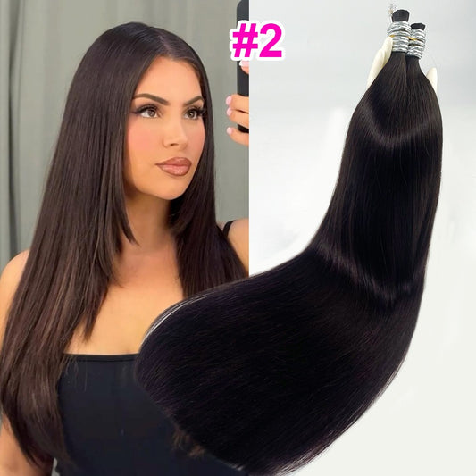 Cabello Natural I-TIP (Encapsulado) 26 Pulgadas 100 Gramos Neto