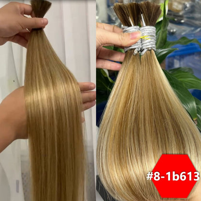 Cabello Natural I-TIP (Encapsulado) 22 Pulgadas 100/50 Gramos Neto