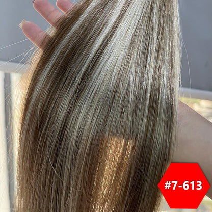Cabello Natural I-TIP (Encapsulado) 22 Pulgadas 100/50 Gramos Neto