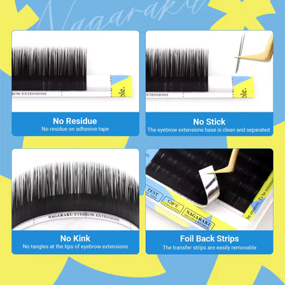 NAGARAKU Eyebrow Extensiones