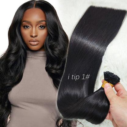 Cabello Natural I-TIP (Encapsulado) 22 Pulgadas 100/50 Gramos Neto